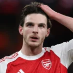 Declan Rice akosa mechi kubwa ya Arsenal dhidi ya Aston Villa