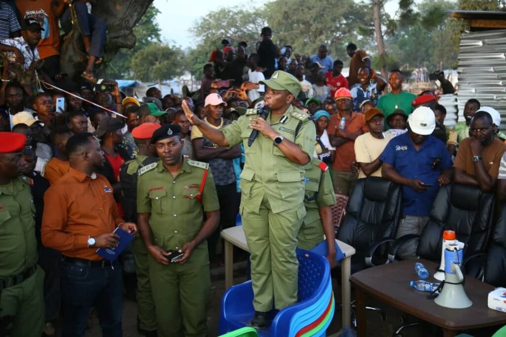 TUNAENDELEA KUIMARISHA ULINZI NA USALAMA KATIKA ENEO LILILOTITIA MGODI WA MSASA