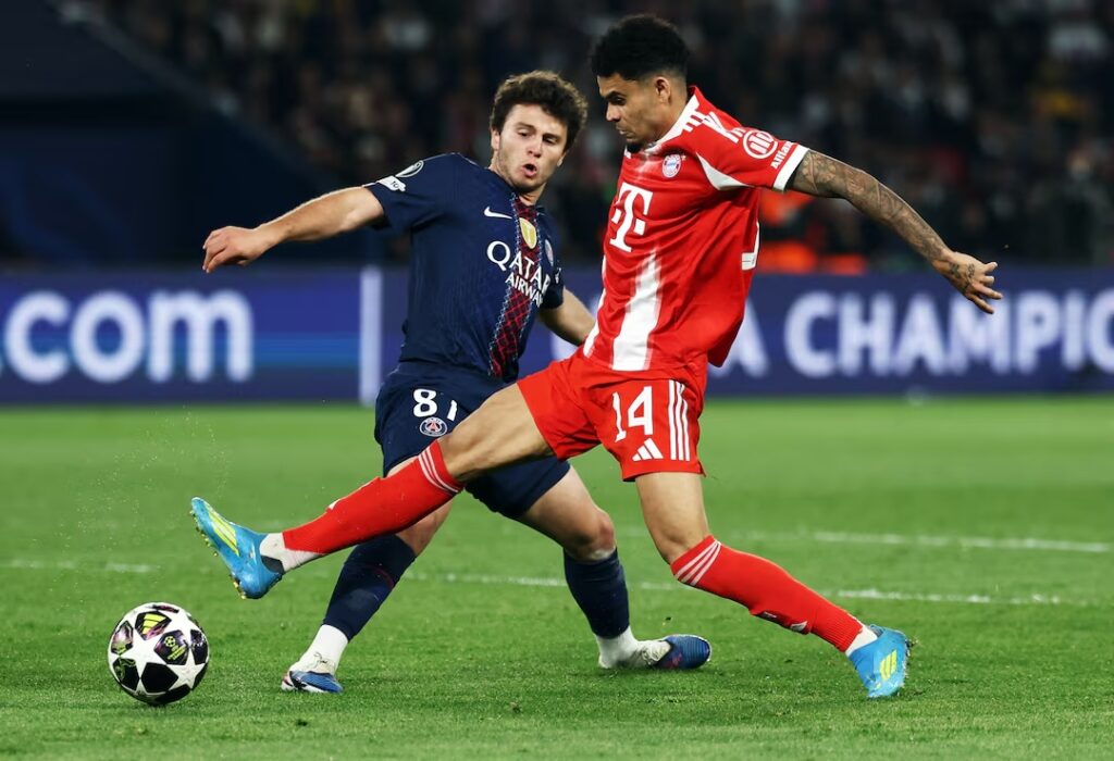 PSG Yaichapa Bayern 5-4 Katika Nusu Fainali ya Kihistoria