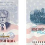 PICHA YA RAIS TRUMP KUONEKANA KWENYE PASI MAALUM YA KUSAFIRIA YA MAREKANI