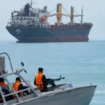 KUZAMA KWA MELI YA MIZIGO KATIKA LANGO LA HORMUZ